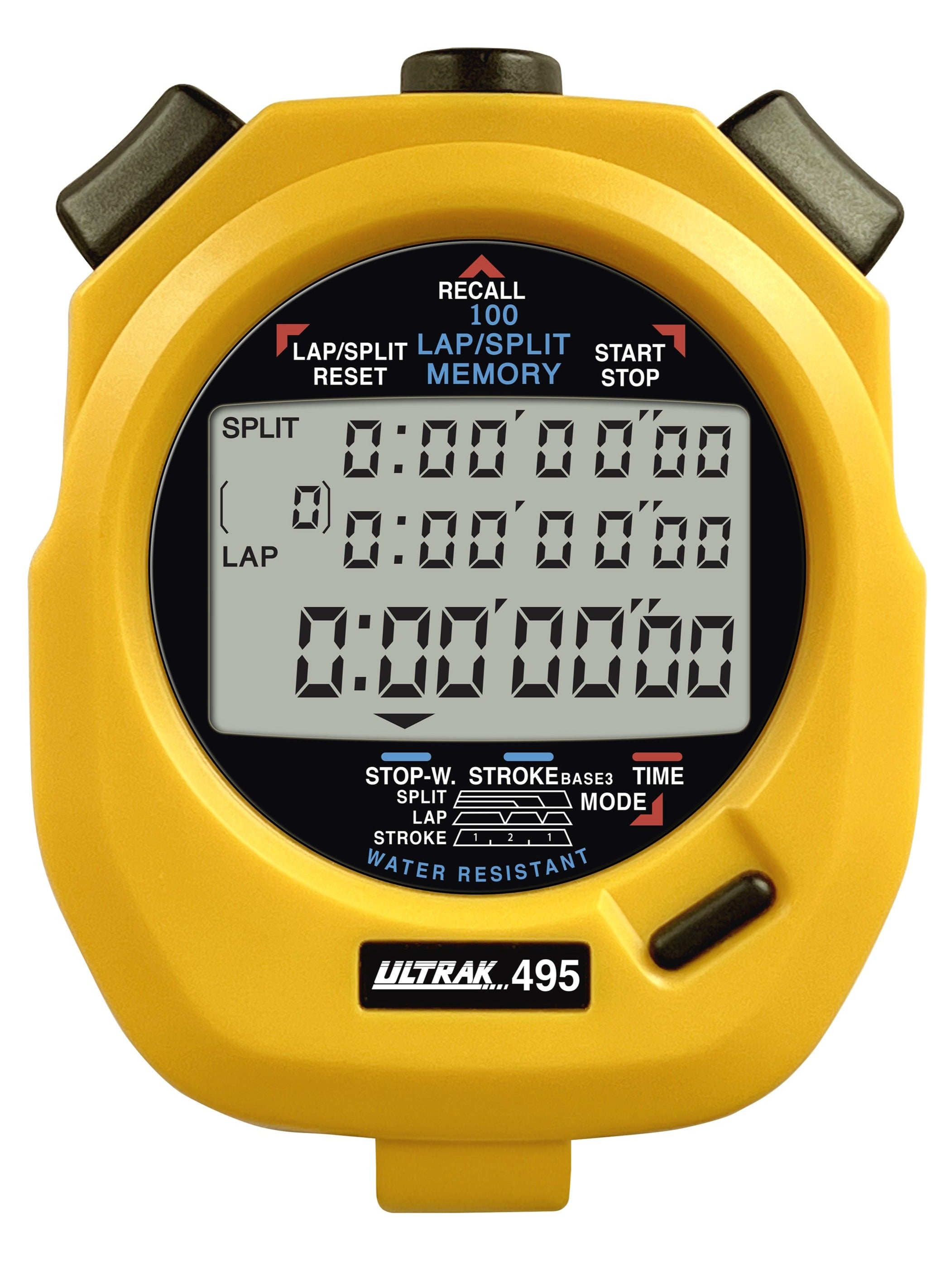 Ultrak 310 - Event Timer Sport Stopwatch - Yellow